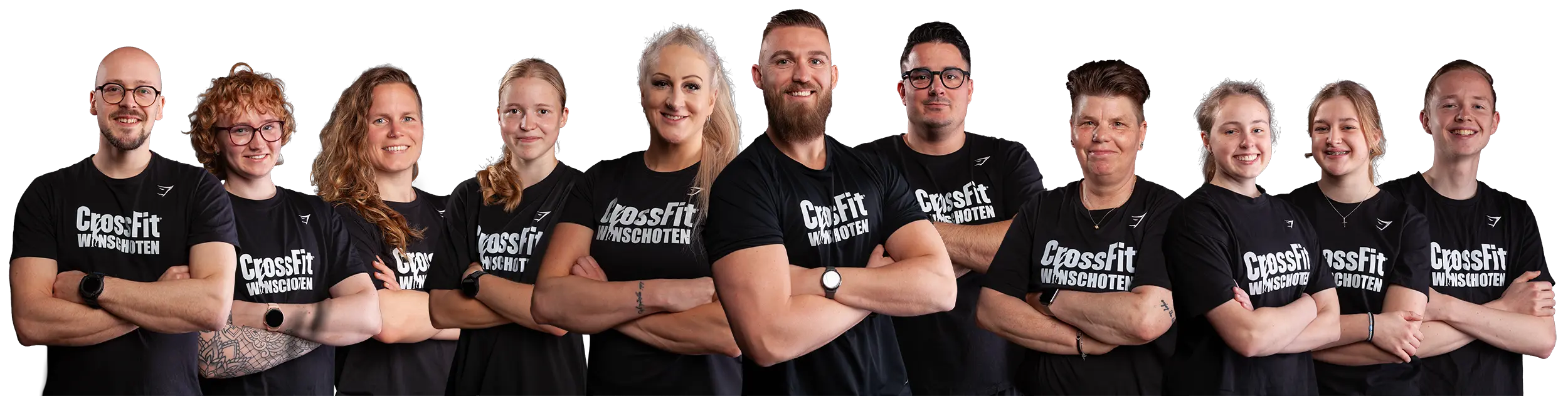 Groepsfoto medewerkers Crossfit